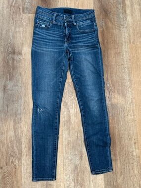 Buckle Dark Wash Skinny Jeans